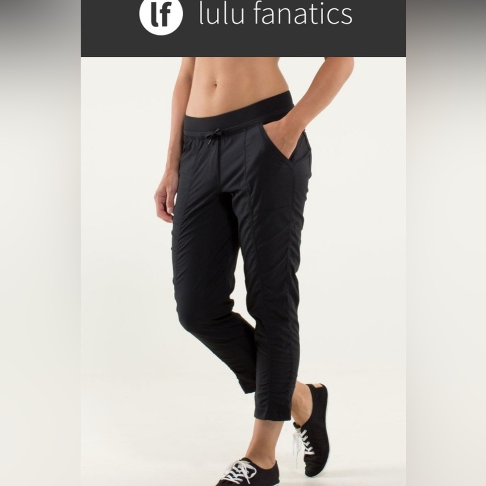 Lululemon Street To Dance Studio Crop Jogger Sz 8 Black